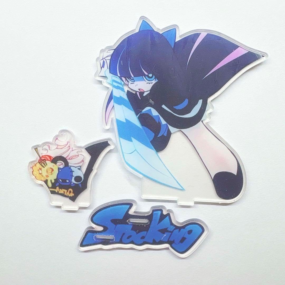 パンティ&ストッキングwithガーターベルト アクリルスタンド 缶バッジ パンティ&ストッキングwithガーターベルト スクエア缶バッジ