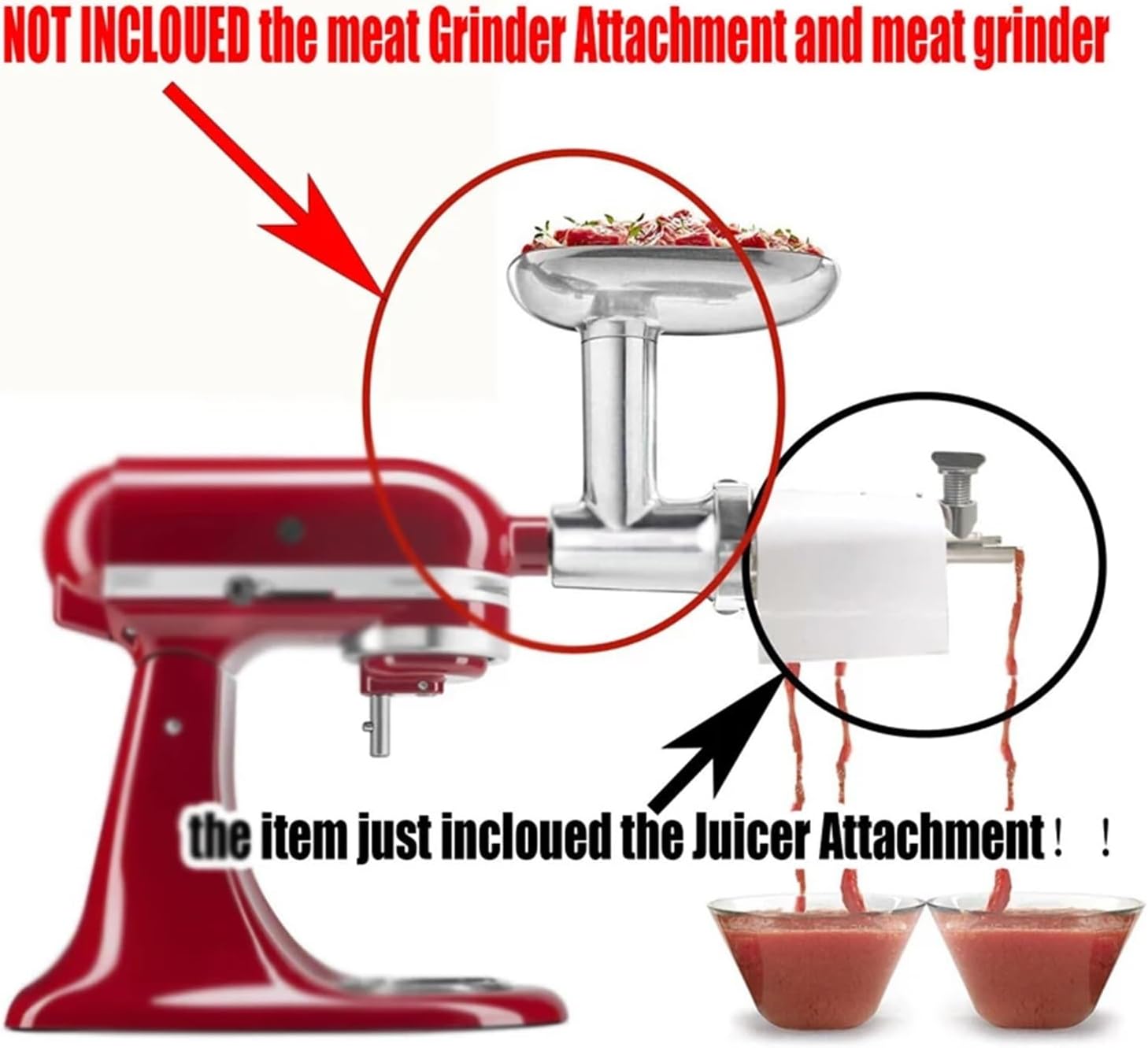 Tomato Juicer Sauce Maker Strainer Attachment Compatible for Kitchenaid Stand Mixers Kitchen Accessories
