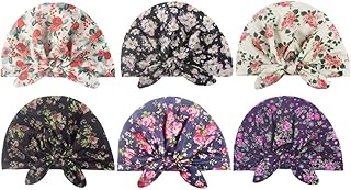 Chapéus Para Crianças 6 Pcs Chapéus de Turbante de Bebê Turbante Bun Knot Bebê Infantil Gorro Bebê Menina Macio Bonito Flor Crian?a Gorro De Criança