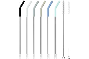 Reusable 40oz Metal Straws