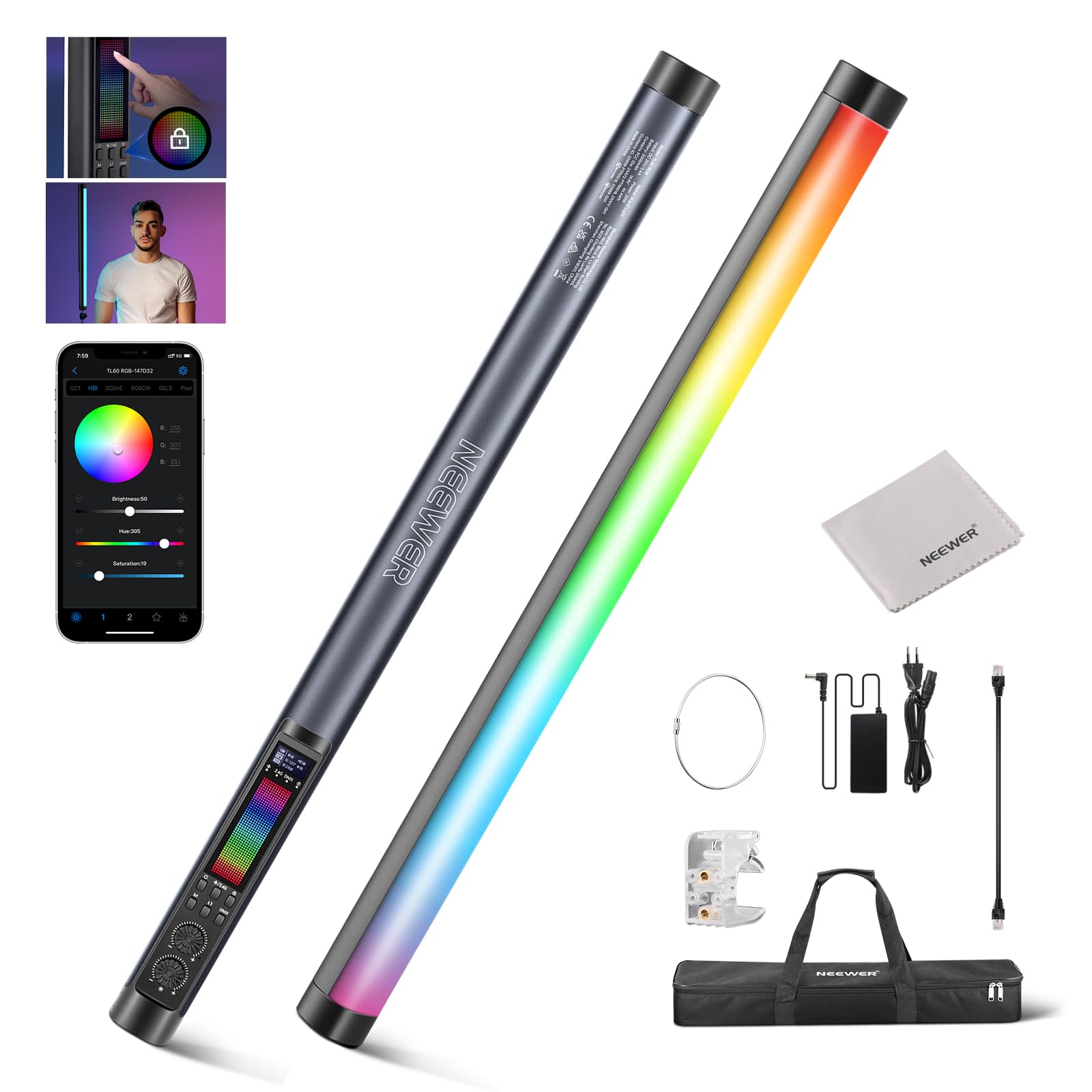 Neewer TL60 RGB Lichtstab