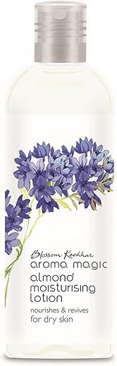 Aroma Magic Almond Moisturising Lotion SPF 15| for 24H nourishment |Moisturizes & revives skin| lotus leaf extracts, jojoba oils, geranium & rose...