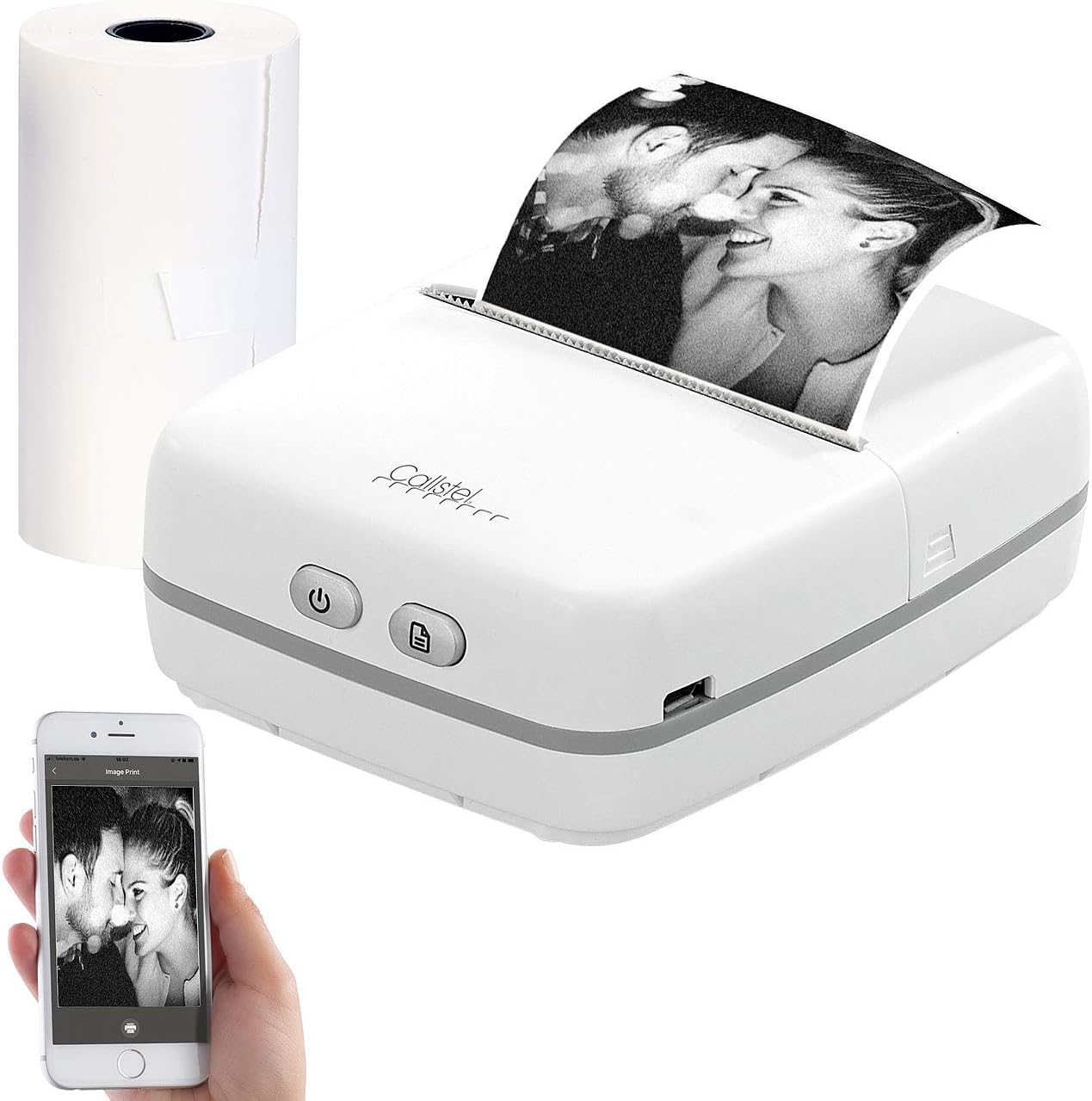 Callstel Imprimante Thermique Mobile 203 dpi Bluetooth TD100.app Amazon.fr Informatique