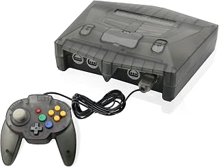 N64 Console - Newly Design Looking for Nintendo 64 with HDMI Output (Native RGB Signal), 100% Better Video Quality, Plug & Play - Compatible with All US/JP Cartridges, Including 1 Warrior 64 Controlle