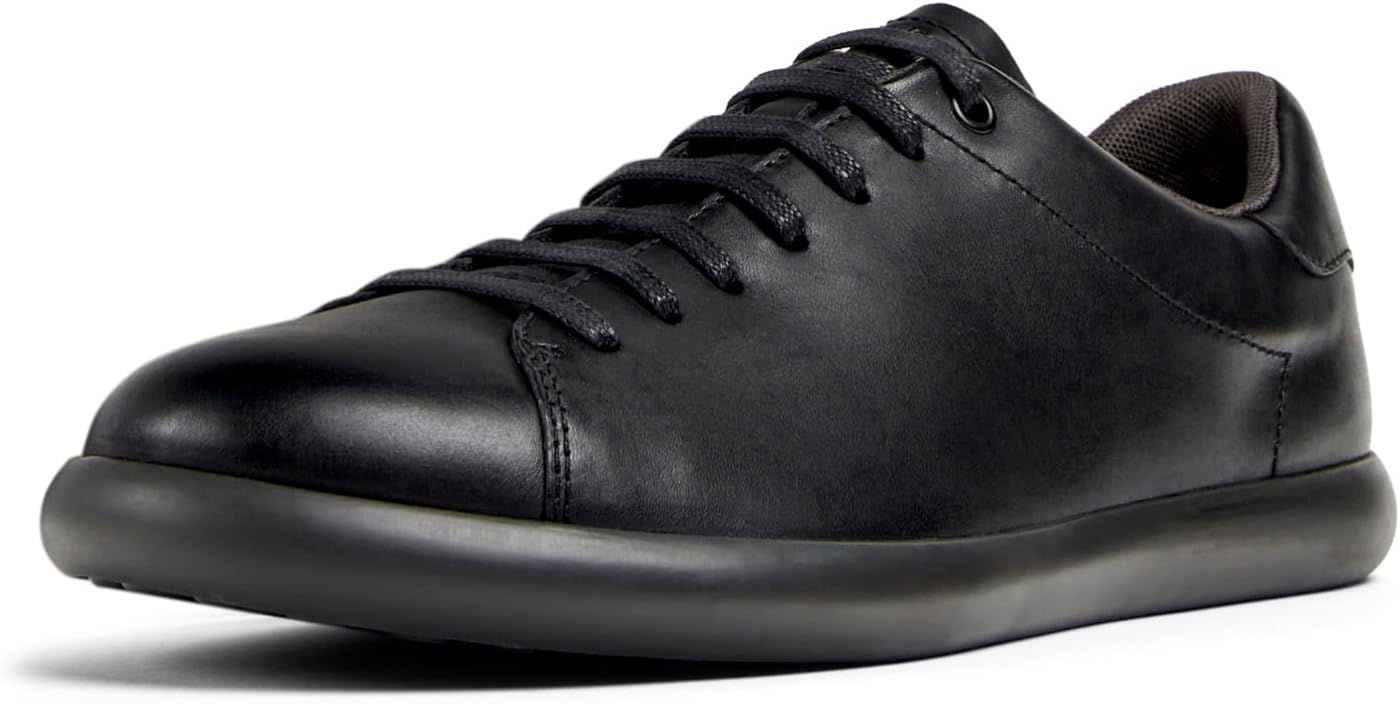 Camper K101003 Pelotas Soller Deri Sneakers Siyah Erkek Spor Ayakkabı