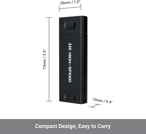 Miniatura 6 de JJC Lector de tarjetas de memoria USB 3.0 Huawei NM Nano, lector de tarjetas USB-C SD MicroSDTF (no para Nano SIM), velocidad de transferencia de