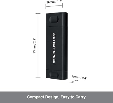 JJC USB-C 3.0 Card Reader Adapter for Huawei NM Nano Memory SD MicroSD Card