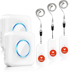 ChunHee Wireless Caregiver Pager Call Button Nurse Alert System Call Bell For Home - View #9