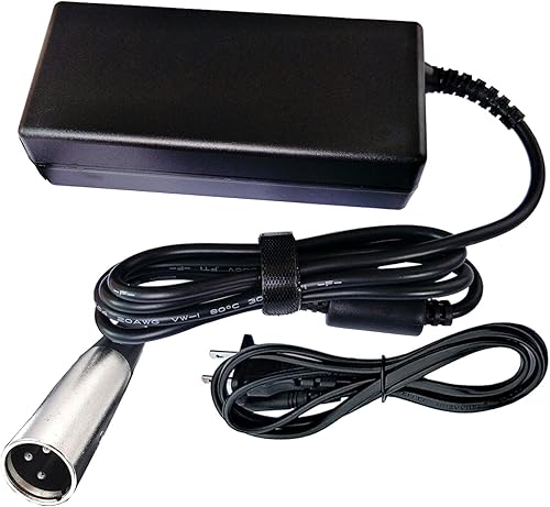 Miniatura 2 de UpBright Adaptador XLR ACDC de 24 V y 3 pines compatible con Invacare Pronto M51 M 51 Power Mobility silla de ruedas Soneil 2408S-B 2408SB 24085-B