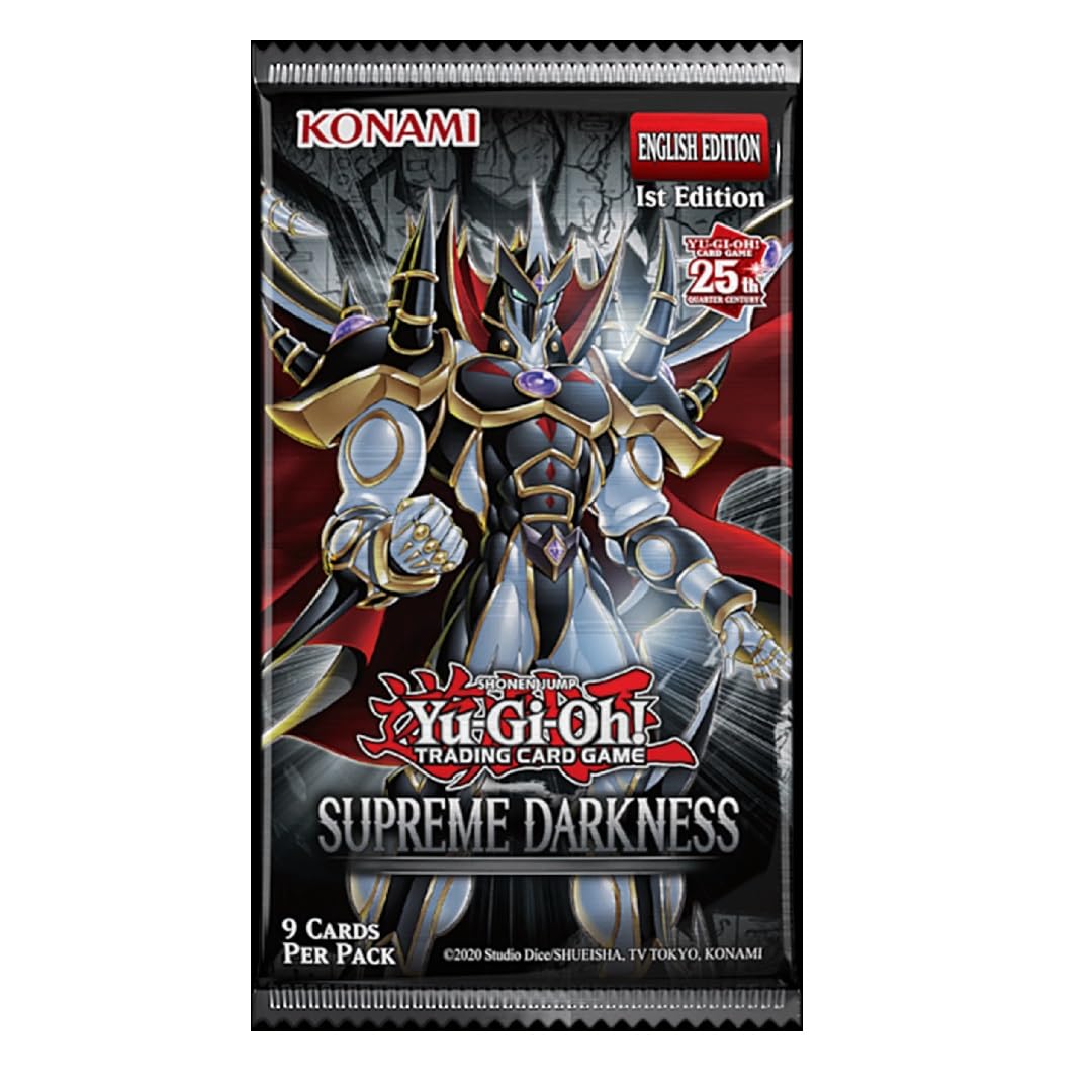 Yu-Gi-Oh! YU GI OH Supreme Darkness Booster Pack 9 Cards Per Pack , 1st Edition, Konami English Version