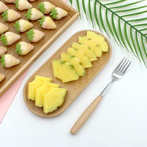 Kmiunty 10 Pcs Artificial Pineapple Slices Fake Pineapple Fake Fruit Slices For Home Kitchen Party Festival Decor Photo Props (Pineapple Slices) #TOP4