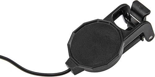 Miniatura 4 de 1 pastilla Yootones con clip con conector de audio compatible con guitarra acústica, violín, banjo ukelele (negro)