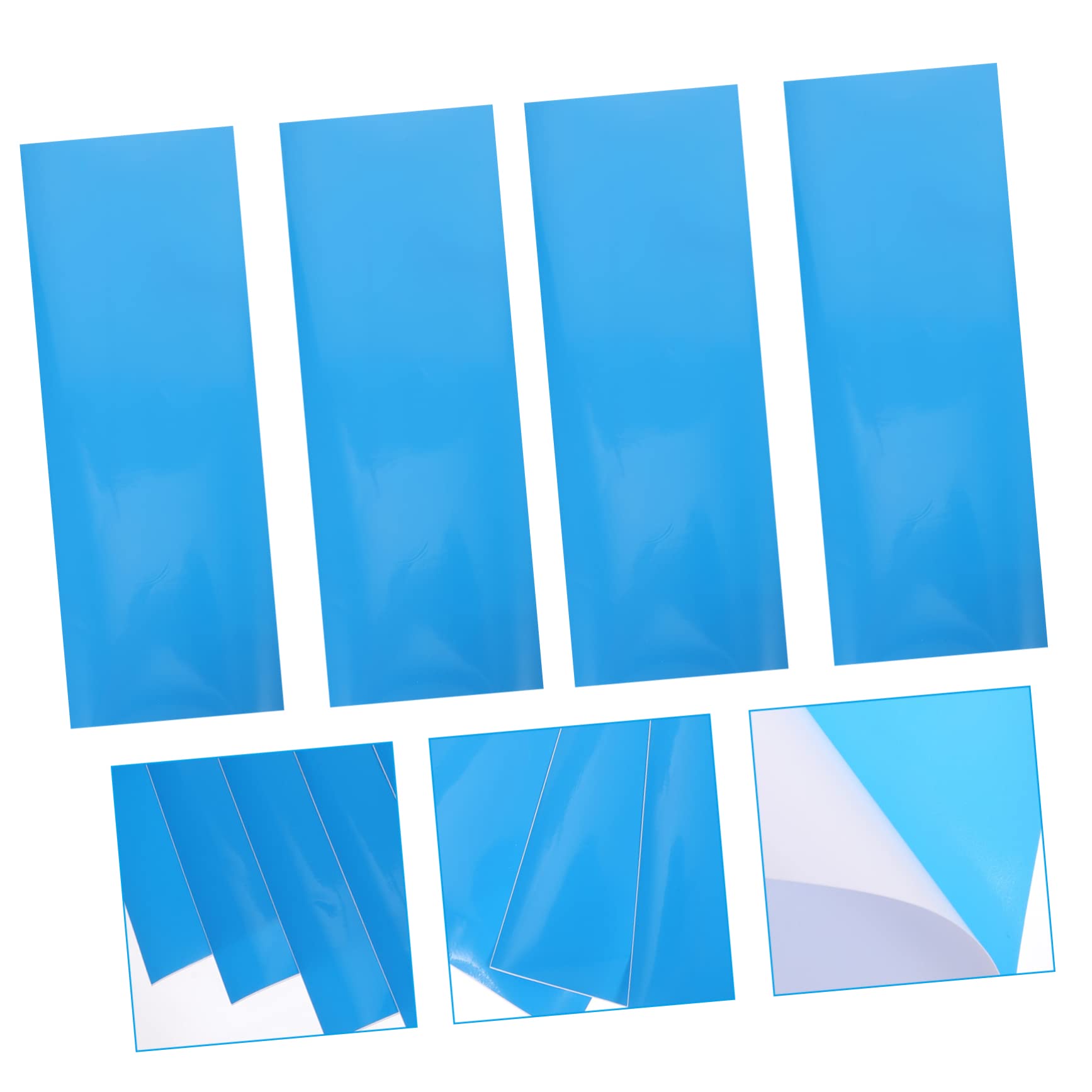 INOOMP PVC-reparaturkleber Poolfolie Reparaturflicken Vinyl-Reparatur-Patch-Set Pool-Patch-Reparatur-kit PVC-reparaturpflaster Reparaturflicken Für Schlauchboote Blue