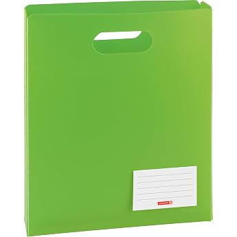 Brunnen FACTPP 104163552 File Box Translucent Polypropylene Film for A4 Notebooks and File Folders Green/Kiwi 25 x 31 x 5 cm