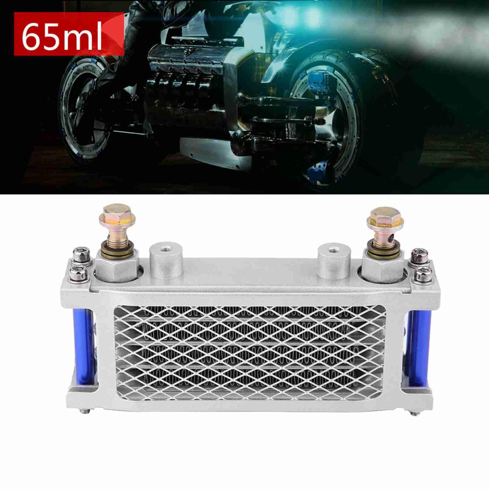 KIMISS Chłodnica silnikowego 65ml srebrna for CB CG | System chłodzenia | Radiator do motocykla