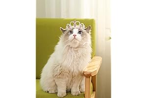 Pink Gem Rhinestone Dog Tiara for Small Dogs