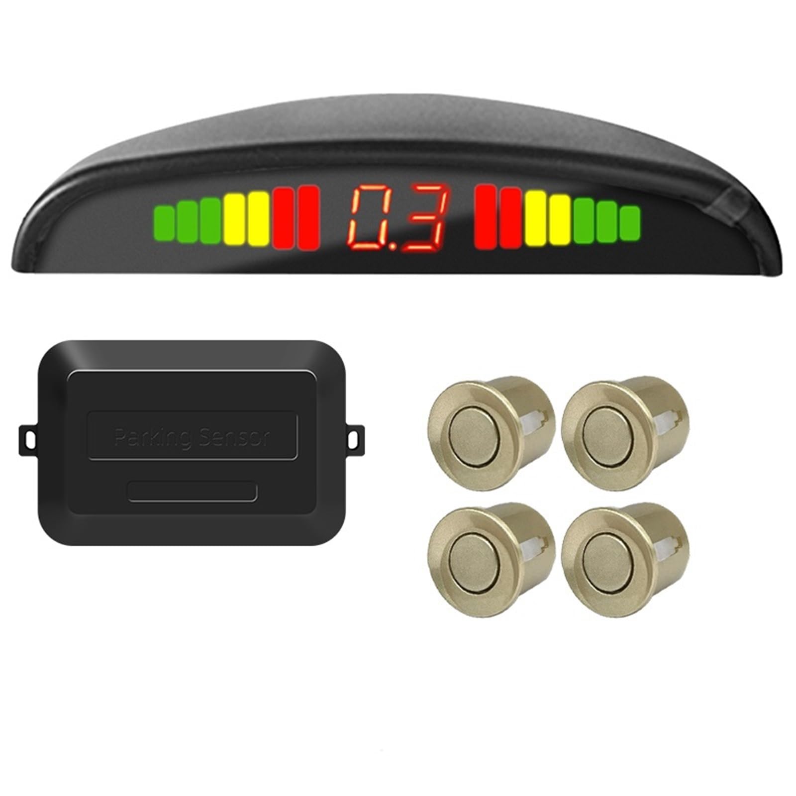 Aparcamiento Reverse Assist Kit De Sensores Aparcamiento Para Coche 4 22 Mm Radar Marcha Atrás Alerta Sonora Alarmas Inducción Monitores Para Punto Ciego