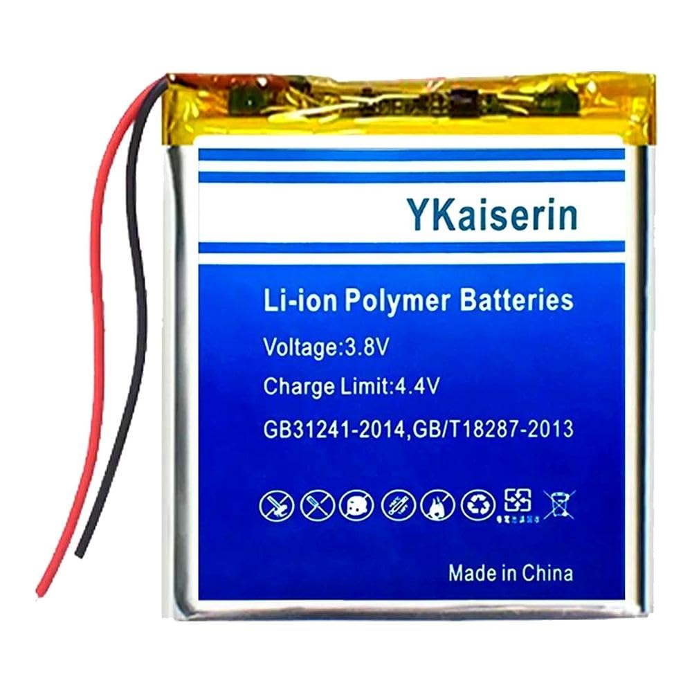 350mAh Replacement Mp3/Mp4 Battery (402025 2lines) Compatible for Ployer P319 Compatible for aigo E5808 MP3 Compatible for Sony Ericsson MW1 Wireless Bluetooth High Capacity Li-ion Polymer