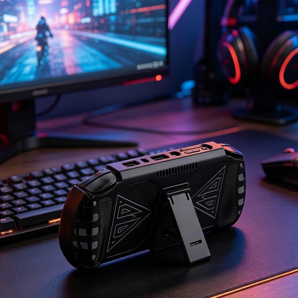 Funda protectora suave de TPU para dispositivo de juego portátil ANBERNIC RG VITA PRO, cubierta de agarre ergonómico portátil, agarre ergonómico para mayor comodidad, resistencia a arañazos y