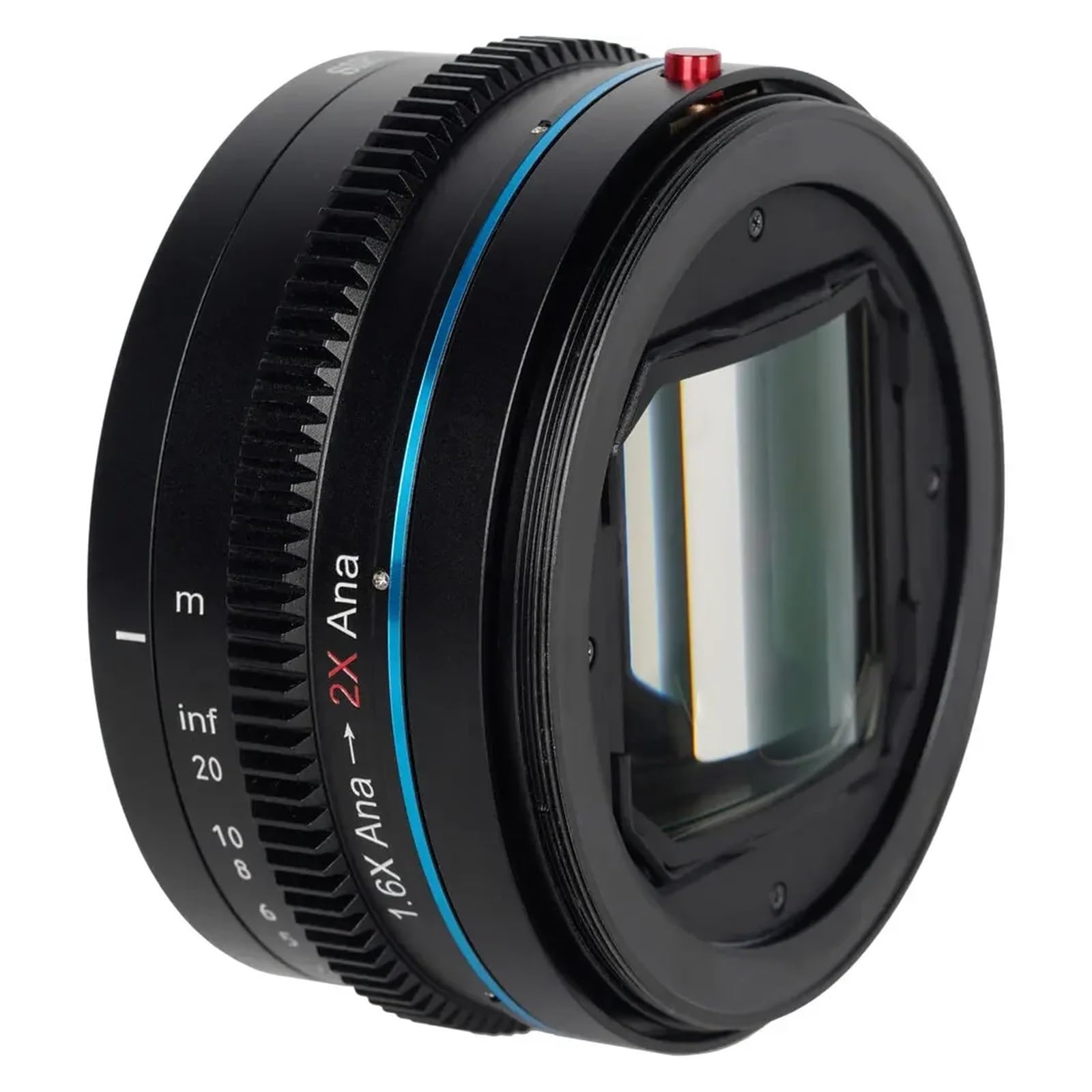 1,25-facher anamorphotischer Squeeze-Adapter for Objektive mit einem Frontdurchmesser von bis zu 85 mm und einem 82-mm-Gewinde