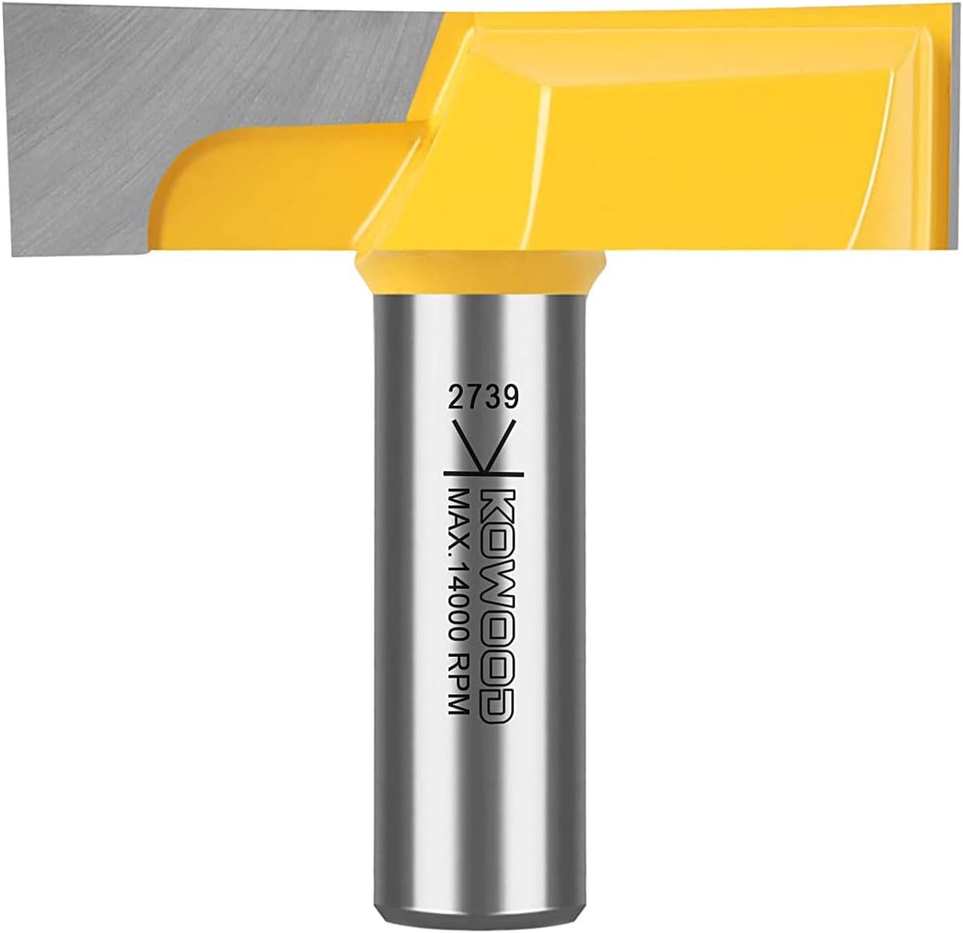 1/2โ Inch Shank 2-1/4โ (Dia.) Bottom Cleaning Router Bits (Mortising Bit, Spoil Board Surfacing, Slab Flattening Woodworking Milling Cutter) with Carbide Tipped