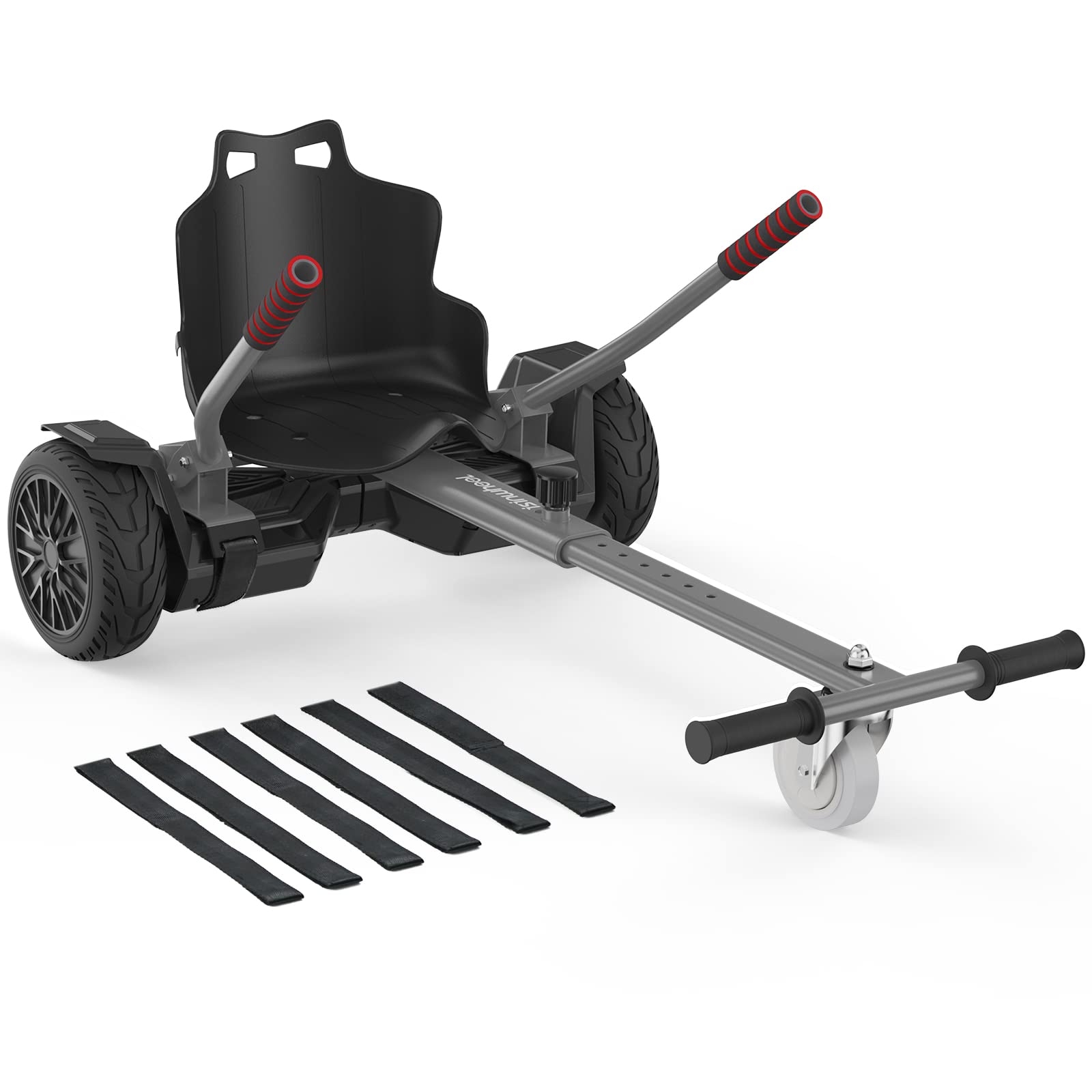 isinwheel K3 PRO Hoverboard Seat Attachment - Larger Seat Attachment for 6.5'' 8'' 8.5'' 10'' Two Wheel Self Balancing Scooter Hoverboard Go Kart Attachment for Kids/Adults