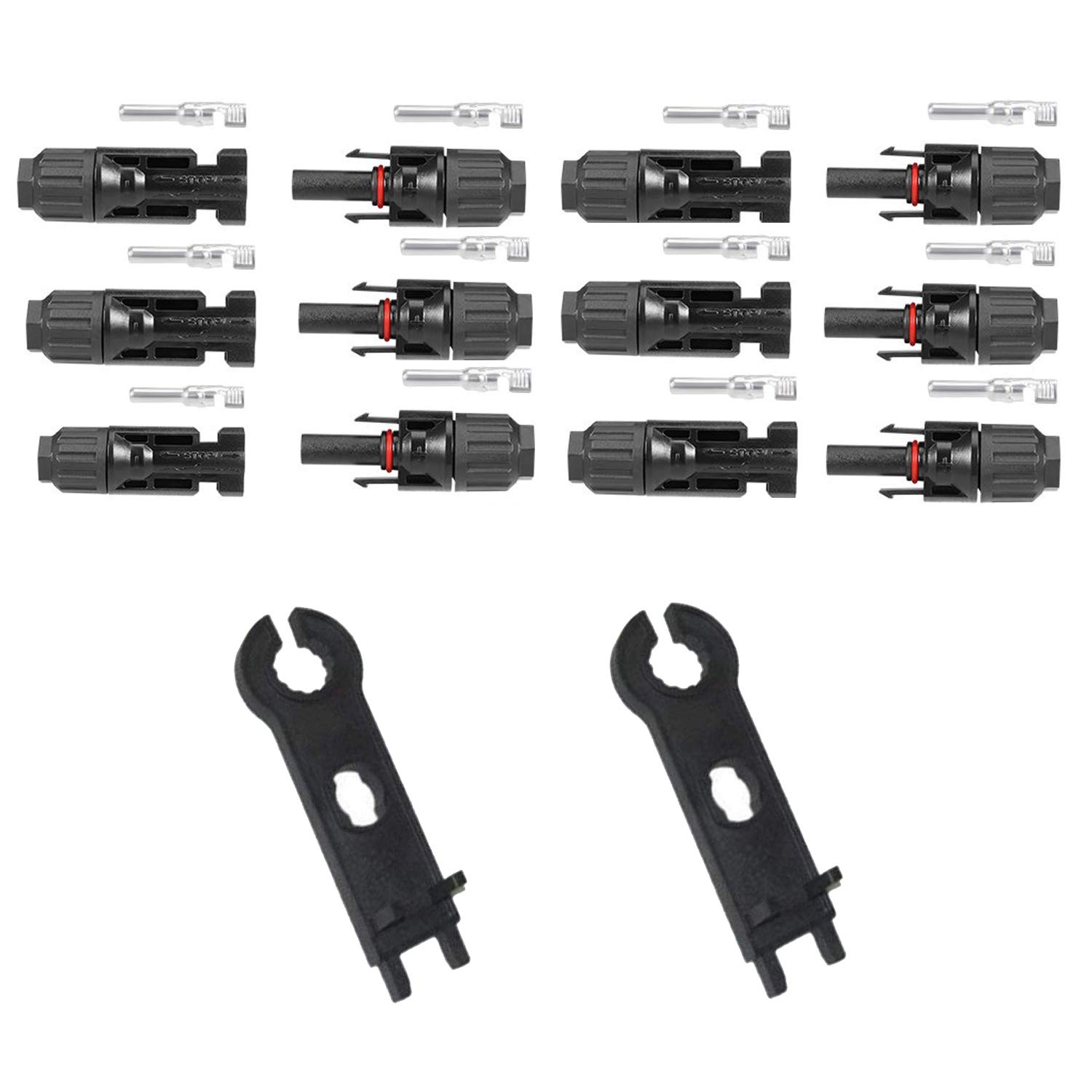 Buy JJDD MC4 Connector Male Female Solar Cable Connection and Solar