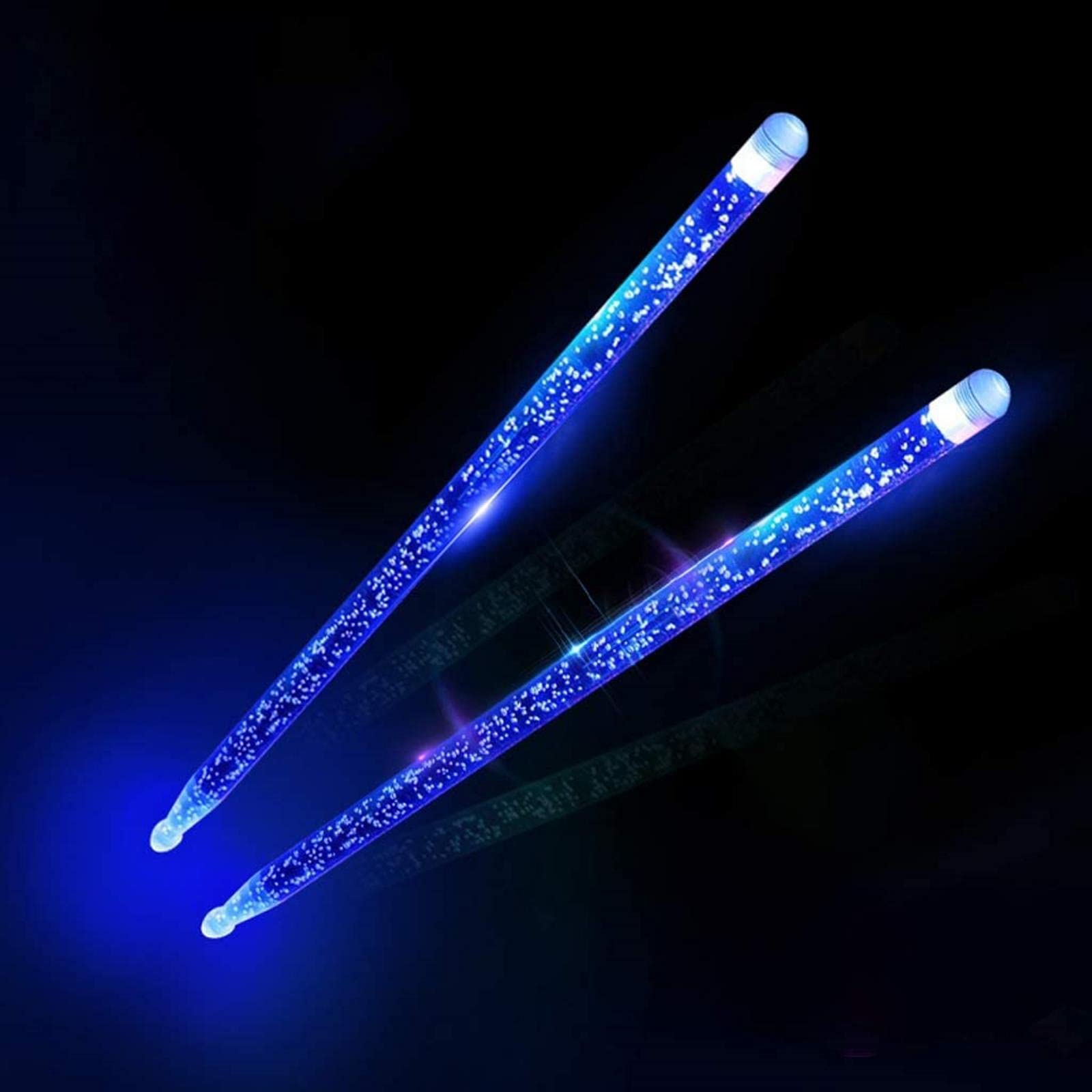 FTYYSWL Polymer Luminous Light Up Drum Sticks,personalised Fluorescent Drum Sticks,Light Up Drumsticks,electronic Drum Sticks,drop-shaped Hammer Heads