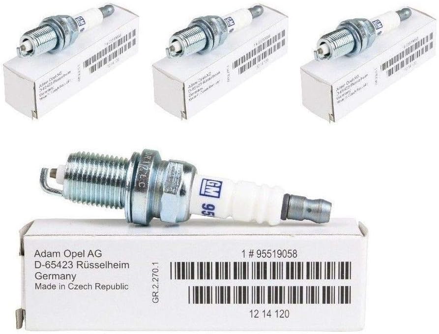Original Opel GM 1214031 / FQR8LEU2 Spark plugs 4 pieces