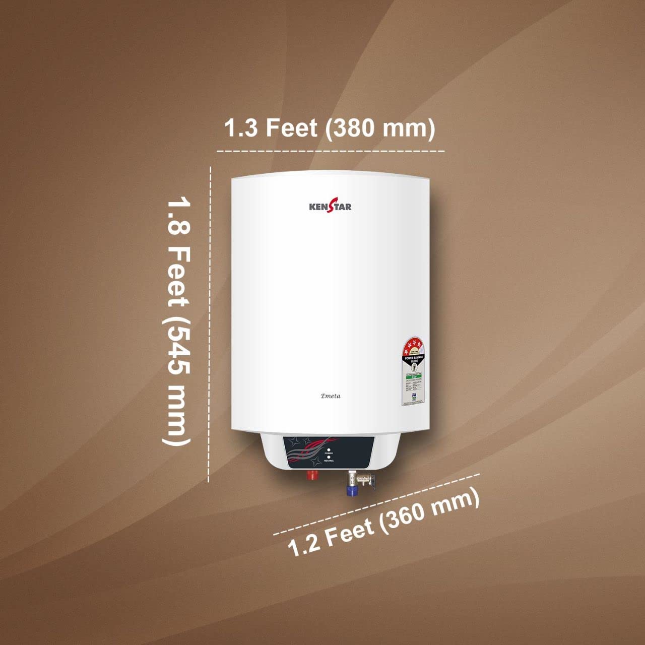 Buy Kenstar EMETA 25 Liter Storage Water Heater Geyser 2000 Watts (White)  Online at Low Prices in India - Amazon.in