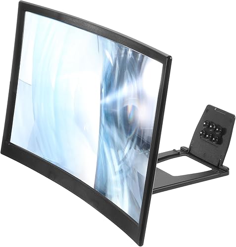 MECCANIXITY Lupa de pantalla de 14 pulgadas para teléfono celular, proyector de aumento 3D HD, soporte amplificador de pantalla para todos los