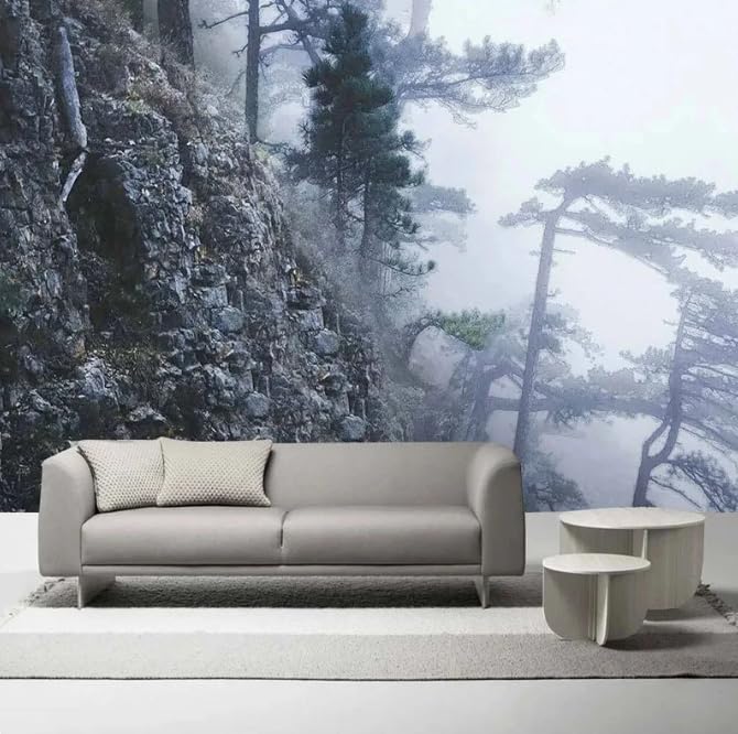 Papier peint panoramique forêt 3D pour transformer le mur de la chambre