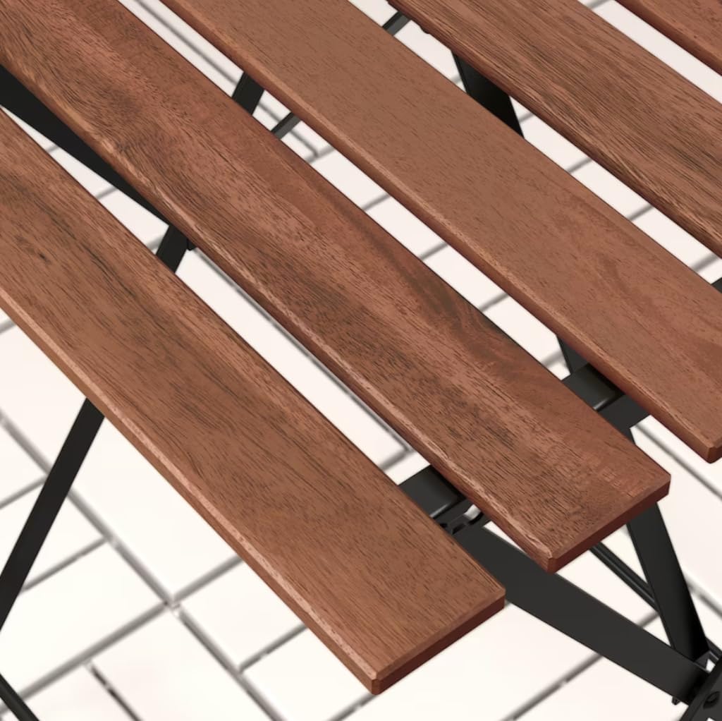 IKEA　TARNO　テーブル＆チェア2脚, アカシア材, スチール