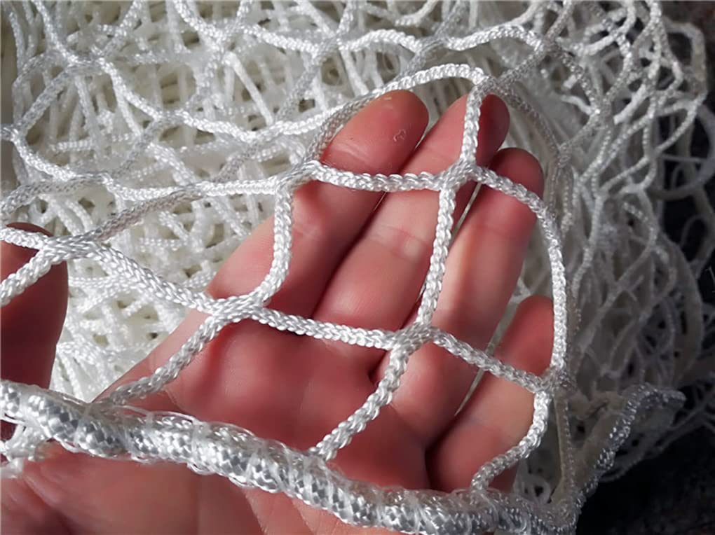 LGLFDJ Child Safety Net, White Protective Netting, Stair Balcony Railing Knotless Fence Net, Anti-fall Net for Kids/Pet/Toy, Cargo Net(Size:3M×7M(9.8FT×22.9FT),Color:White)