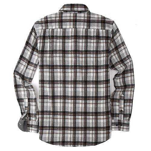 Alex Vando Mens Button Down Shirts Regular Fit Long Sleeve Casual Plaid Flannel Shirt