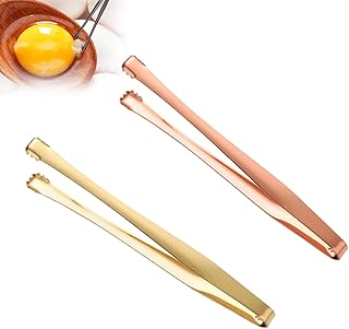 2PCS Egg Yolk Tongs, Egg Yoke Tongs, Egg Grabber for Chicken,Egg Chalaza Membrane Remover,Broken Eggshell Removal Tong,Ice Tong, ugar Tong,Essential Kitchen Gadget for Chefs and Bakers (2pcs, C)