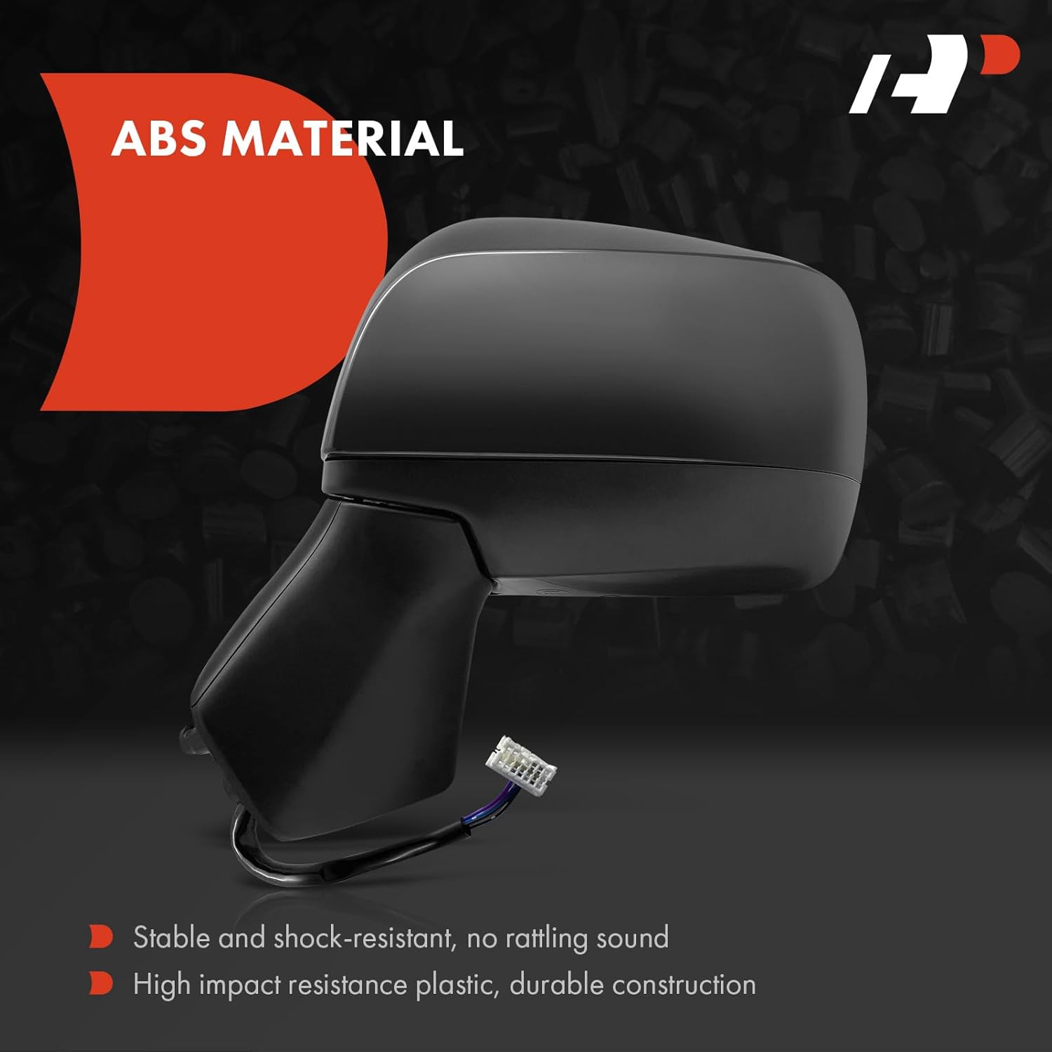 A-Premium Driver Side Power Door Mirror - Compatible with Subaru Forester 2014 2015 2016 2017 2018 - Heated Manual Folding Black Outside Rear View Mirror - Replace# 91036SG321
