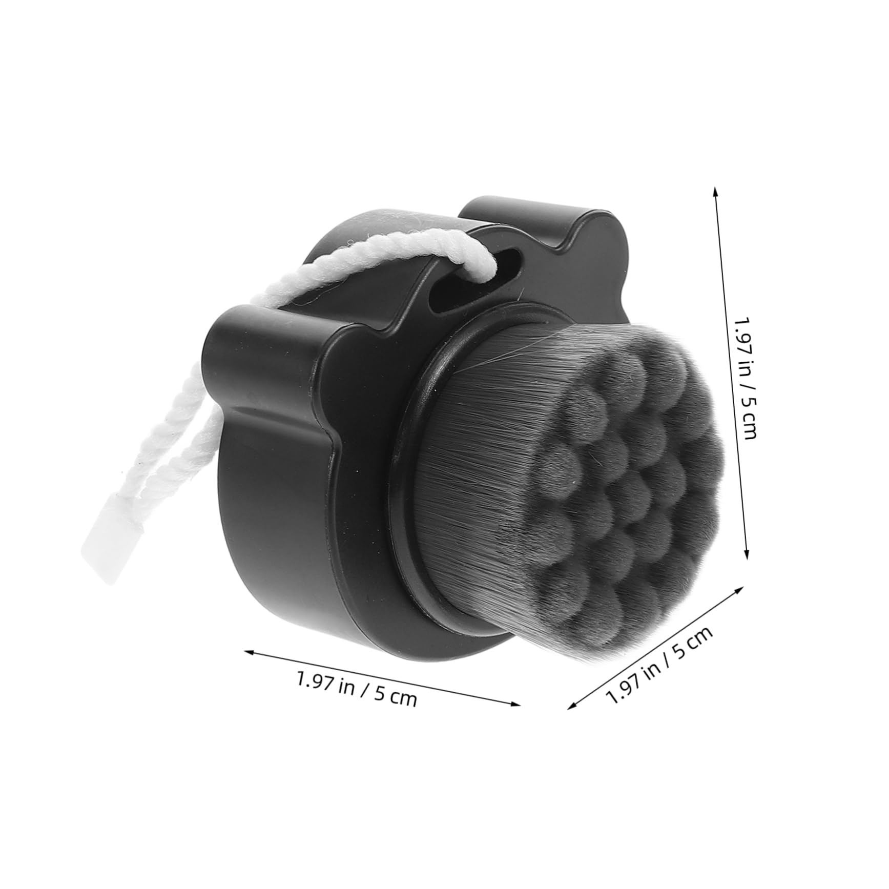 Healeved Dual Sided Soft Silicone Face Scrubber Men's Facial Cleansing Brush for Exfoliating Deep Cleaning