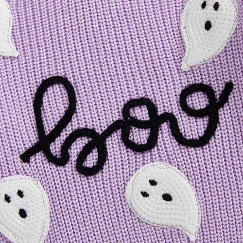 Toddler Baby Boys Girls Halloween Sweater Knitted Pumpkin Embroidered Long Sleeve Pullover Sweatshirt Winter Clothes4