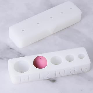 KIBBEH Bead Hole Maker Tool for Polymer Clay, Piercing Tool in 5 Sizes, Precision Hole Punch for Beads