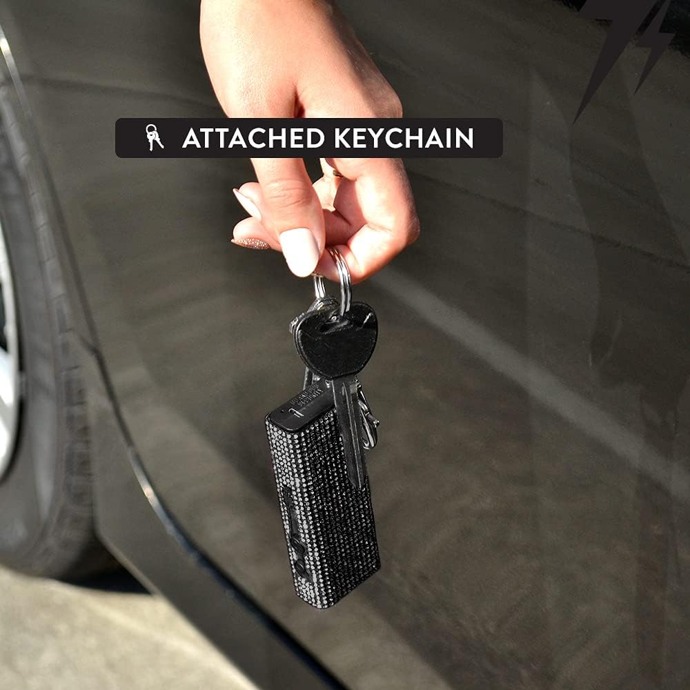 GUARD DOG SECURITY Mini Stun Gun Keychain - Stun Gun with LED Flashlight - USB Rechargeable