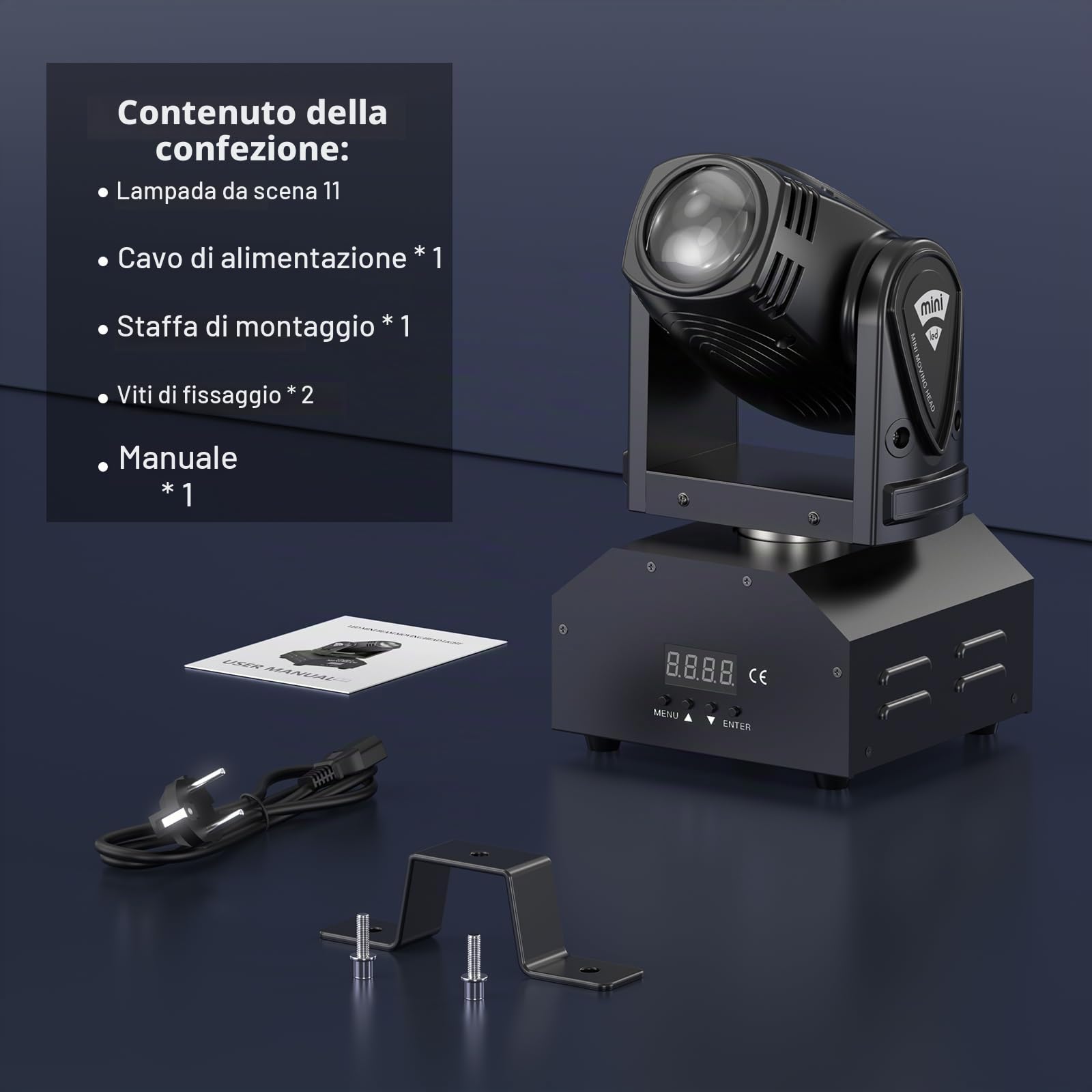 60W Mini RGBW LED Beam Teste Mobili d-mx 11/13 CH Pinspot Luce Disco Luce Effetti Luce Controllati dalla Musica per Disco Party DJ Club Bar Palco 2PCS
