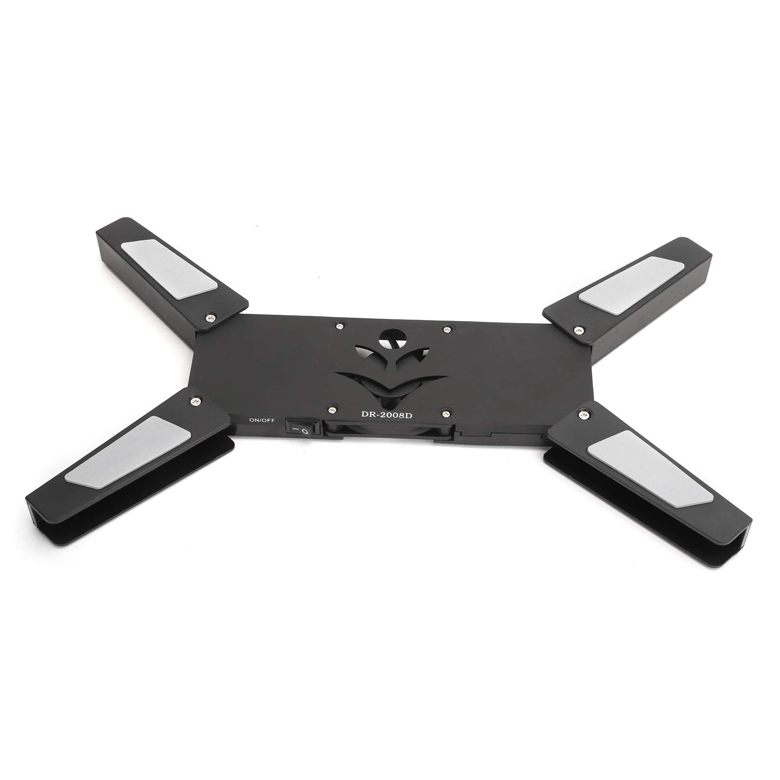 DR-2008D Laptop Cooling Pad, Portable Ultra Slim USB Powered Gaming Laptop Cooling Pad, Foldable Notebook Computer Cooler Stand