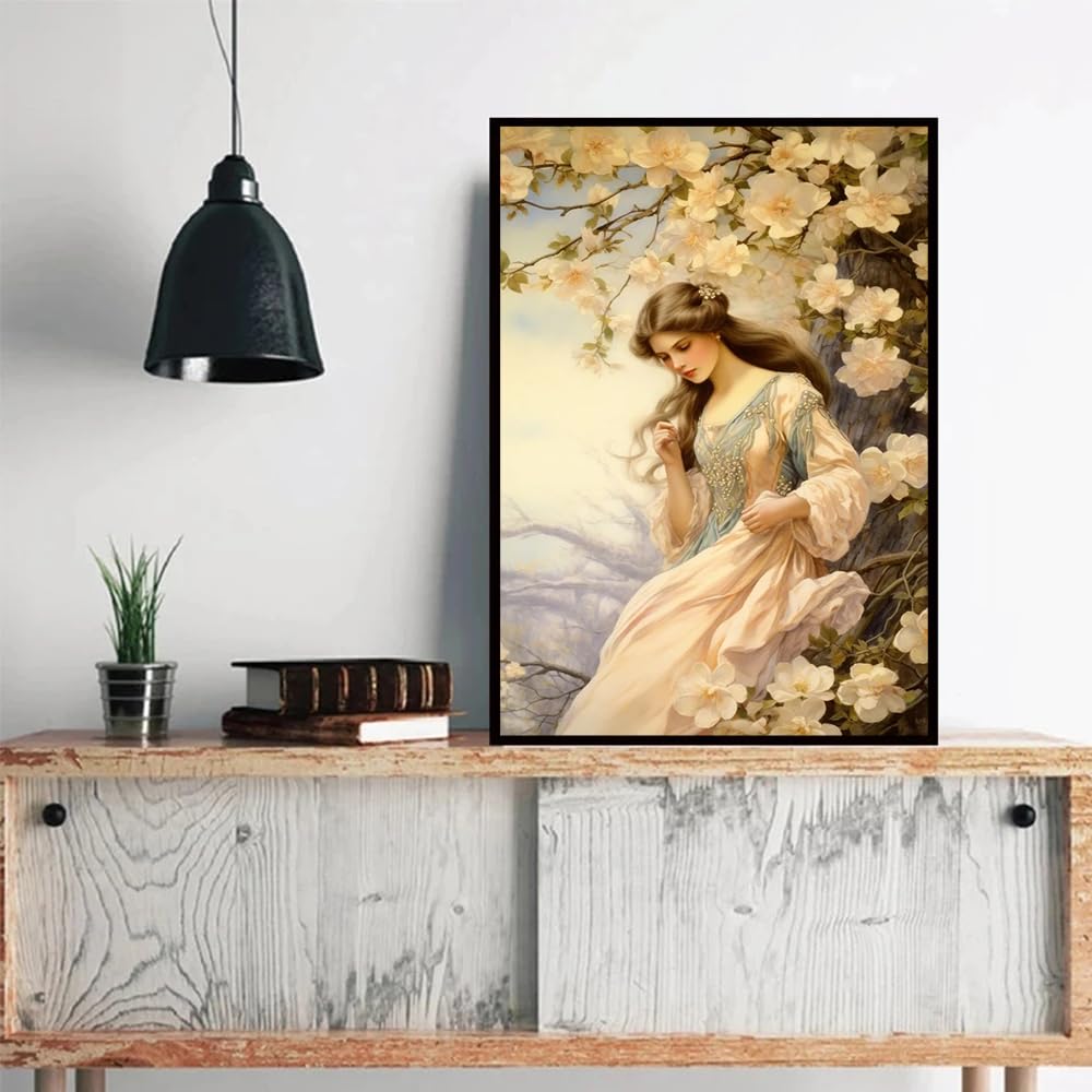 Amazon｜エレガントな古典的な人物ポスターエレガントガール