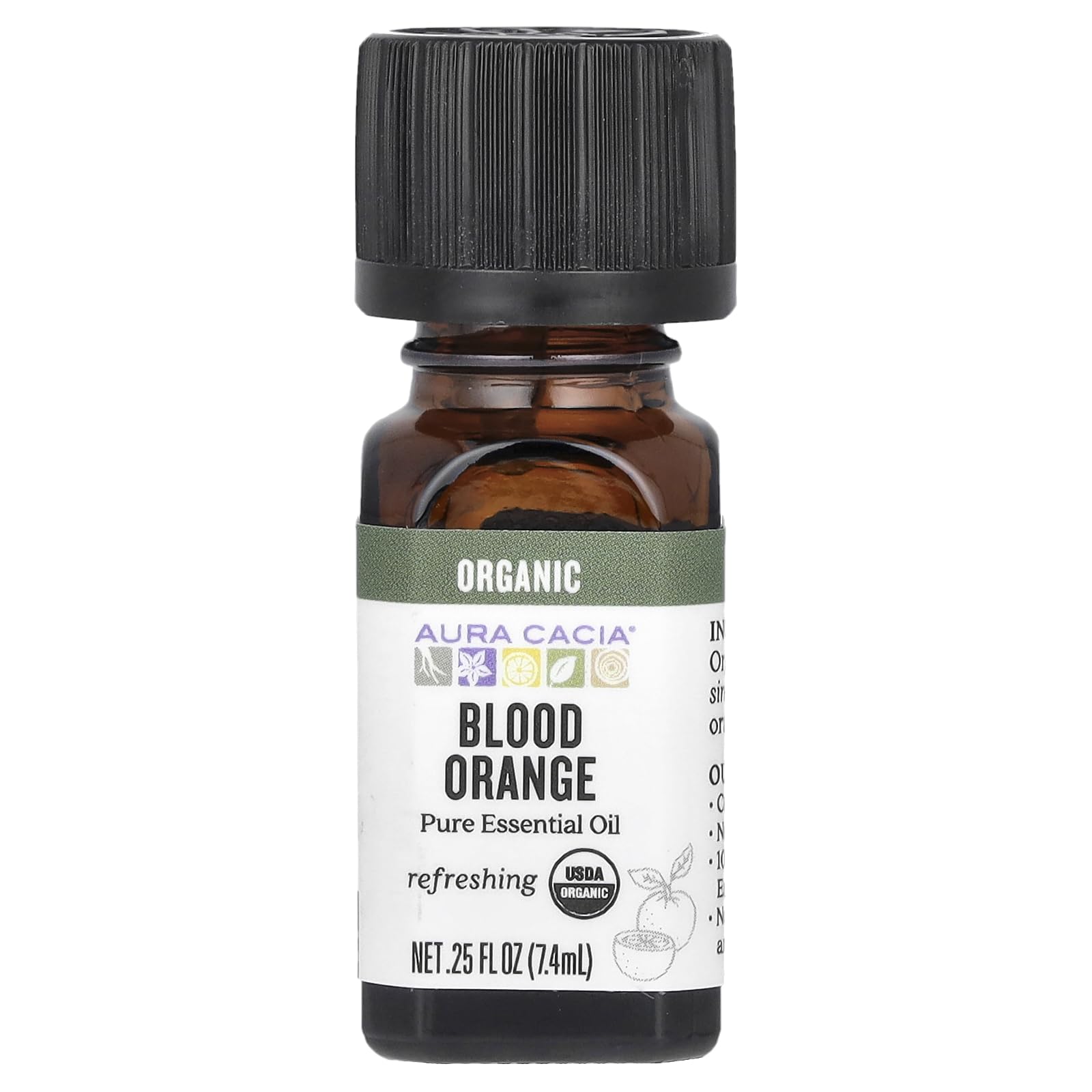 Aura Cacia, Blood Orange Organic, 0.25 Fl Oz