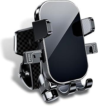 1 PC Dashboard Cell Phone Holder, ABS 360 Degree Rotating Dashboard Phone Holder, Multifunctional Non-slip Center Console Navigation Bracket, Suitable for 4-7 Inch Mobile Phones Black