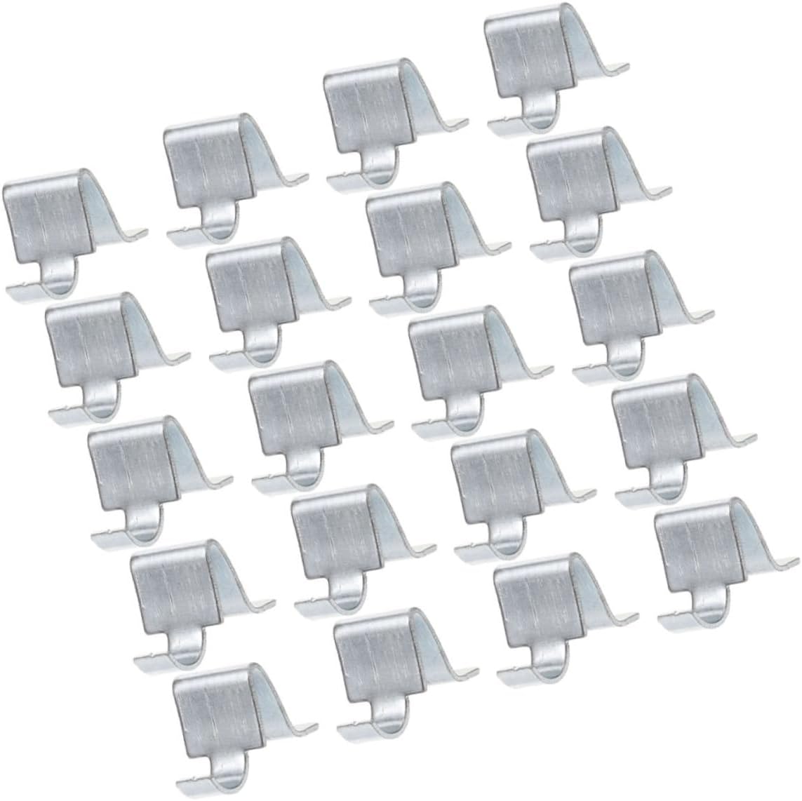 Mikikit 60pcs Heavy Duty Cabinet Shelf Support Clips Shelf Pegs for File Cabinets and Bookcases for Shelving Kitchens and Closets