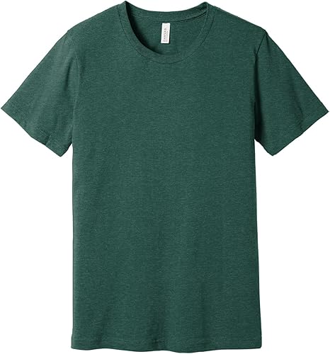 Miniatura 4 de Bella + Canvas - Camiseta unisex para adultos CVC, Verde (Heather Green), Grande