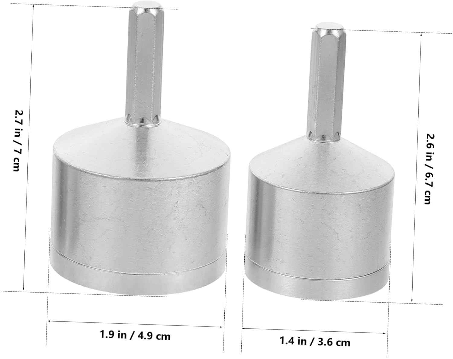 jojofuny 2pcs Drill Brush Copper Pipe Cleaner Power Drill Accessory for Tubing Cleaning