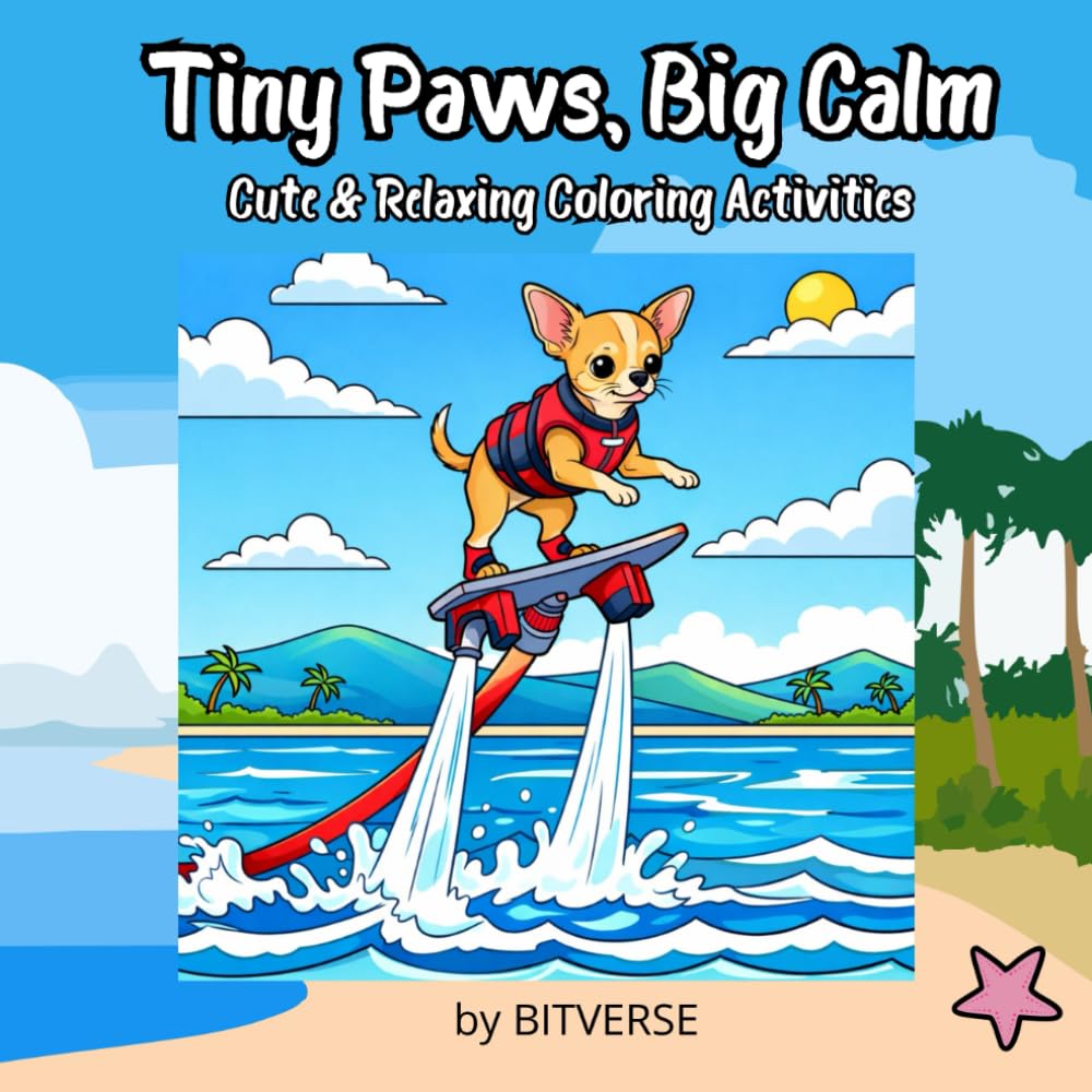 Tiny Paws, Big Calm: Cute & Relaxing Coloring Activities